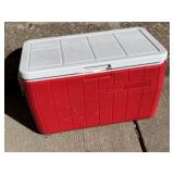 Coleman Red Cooler, Used but Good Condition