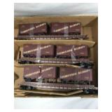 Lionel Flat Cars w/ Trailers (3)
