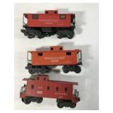 Lionel 3 Caboose Collection
