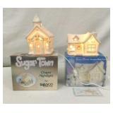 Precious Moments Porcelain Night Light Buildings