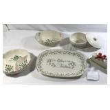 Lenox Holiday Collection Dishes (5)