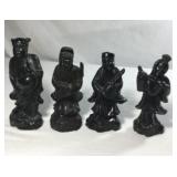 Chinese Wood Carved Figures of the Immortals