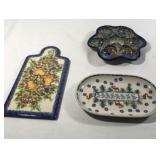 Made in Poland Serving Dishes & Cutting Board