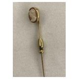 Victorian Cameo Stick Pin