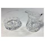 Waterford Crystal Ashtray and Creamer