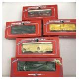 American Flyer Trains Set of 5 - S Gauge