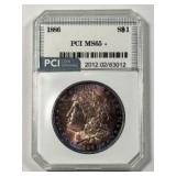 1886 Morgan Dollar PCI MS65+
