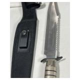 Coleman Fixed Blade Survival Knife with Nylon Shea