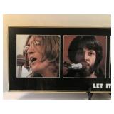 The Beatles Let It Be Framed Lithograph Poster
