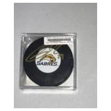 Autographed Jason Pominville Puck, Authenticated