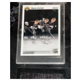 Wayne Gretzky Sports Memorabilia Plaque with 1991-