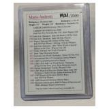 1991 Collect-A-Card Vette Set Mario Andretti Autog