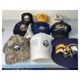 A Collection of Buffalo Sabres NHL Baseball Caps