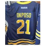 Autographed Kyle Okposo Sabres Jersey