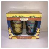A Pair of The Beatles Yellow Submarine 16 oz Pint