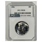 1964 Kennedy Half Dollar MS70