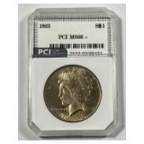 1923 Peace Dollar PCI MS66+