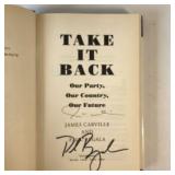 Autographed TAKE IT BACK by James Carville & Paul