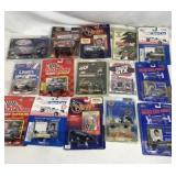 15 Die Cast Race Cars all in original packaging