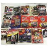 15 Die-cast Racecars,  all in sealed packages