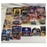 15 Die-cast race cars in sealed packages
