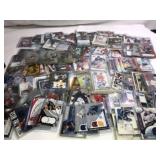 Hockey signed cards and encased fabrics