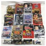 16 toy race cars all in sealed packages