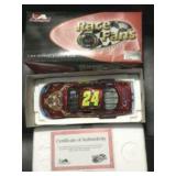 Race Fans Collectibles Color Chrome Jeff Gordon