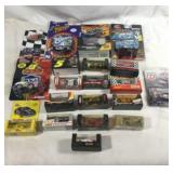 20 toy race cars all sealed packages manufactures