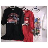 3 pair NASCAR T-shirts