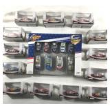 22 Toy race cars in original packaging