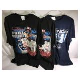 3 pair NASCAR T-shirts size L