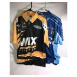 2 pair NASCAR quarter zip T-shirts