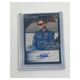 Kyle Larson Donruss 15 / 25 Signed Card