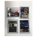 4 Press Pass Numbered Cards NASCAR Drivers