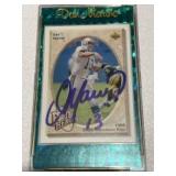 Dan Marino Signed 200th TD Pass Card