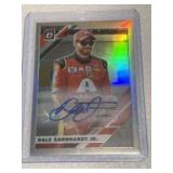 Signed Dale Earnhardt Jr Card in plastic