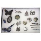 Silver Lot - Includes Lapis, Turquoise, Marcasite,