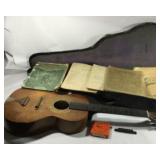 Oscar Schmidt Stella Decalcomania Concert Guitar