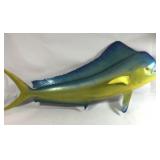 Bull Dolphin Fish Wall Mount Fiberglass