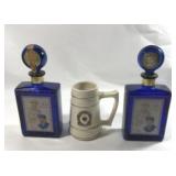 American Legion 50th anniversary Liquor Decanters