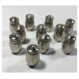 Vintage BARONIAL Plate Mini Salt & Pepper Shakers