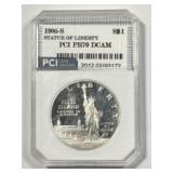 1986-S Statue of Liberty PCI PR70