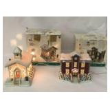 Itï¿½s A Wonderful Life Illuminated Village (2)
