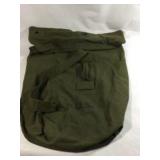 Military Duffel Bag, Ammo Box, and Shovel
