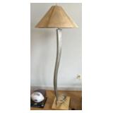Vintage Leeazanne Sculptural Metal Floor Lamp