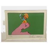 Peter Max Signed and Numbered Litho Facing Left