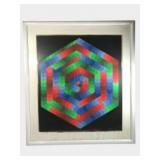 Victor Vasarely Tsiga Signed and Numbered Op Art S