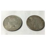 1922 and 1926-S Peace Dollars