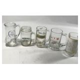 Glass Beer Mugs included are Hudson Valley,